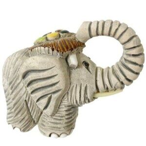 Artesania Rinconada Elephant Vintage Uruguay Retired  3" classic collection